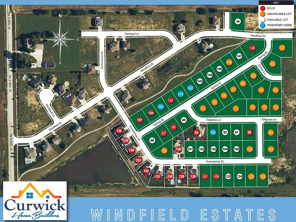 Windfield Lakes, IL - Windfield Estates by Curwick Home Builders in Manteno IL | Zillow
